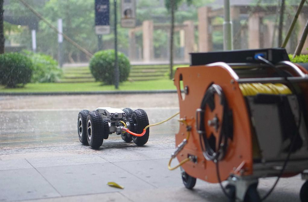 285丽江苑管道检测机器人